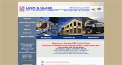 Desktop Screenshot of newabclockandglass.com