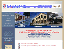 Tablet Screenshot of newabclockandglass.com